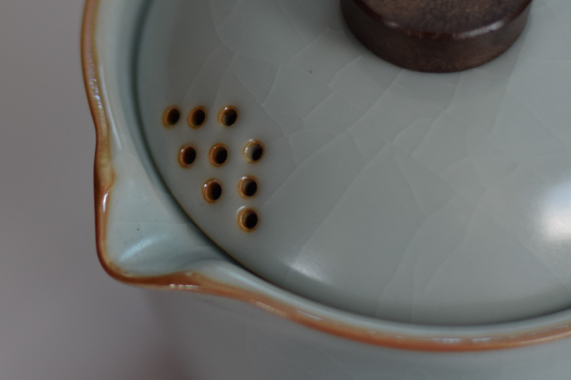 Chic Travel Gongfu Tea Set brewing cup closeup