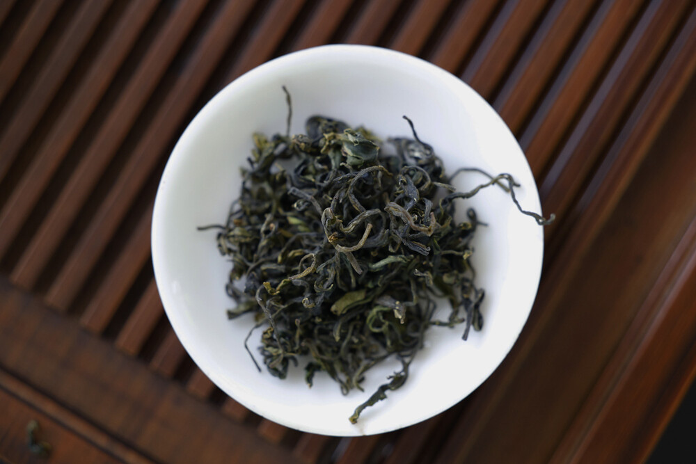 Shandong Green Tea closeup